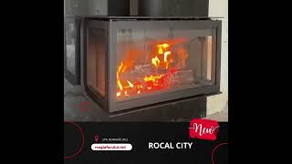 Дизайнерський камін Rocal City (1 door)