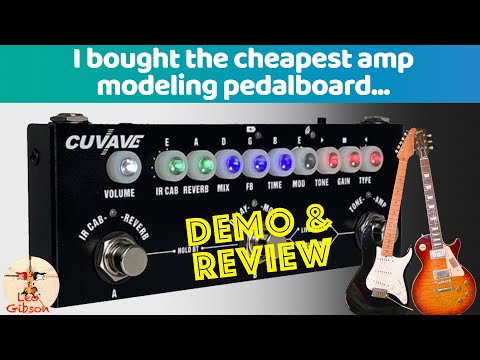 Cuvave Cube Baby: Demo and Review | The less expensive amp modeling pedalboard I know!!!