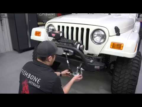 TJ Wrangler Piranha Series Front Bumpers Installation Guide FB22047 FB22048 FB22049