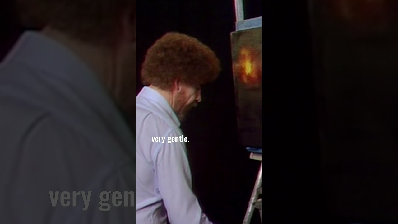 Bob Ross - Moon Painting Tutorial