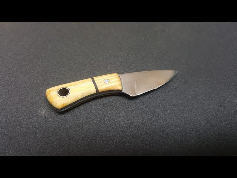 Knife Making: Neck Knife from Old Saw Blade