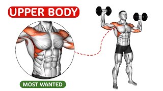 Get Perfect  Upper Body Exercises At Home With Dumbbells 👌 - stay fit