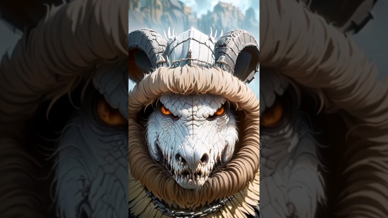 ai generated video evil sheep