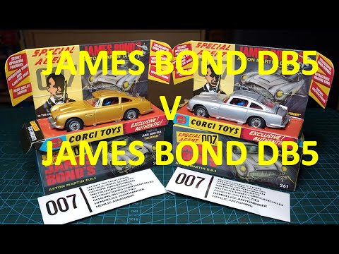 CORGI 261 007DB5 COMPARISON