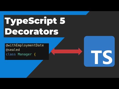 TypeScript 5 decorators - full course