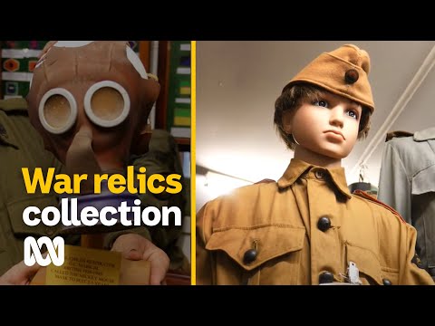 Hitler Youth uniform among 39,000 war relics in garage collection | Anzac Day 2021 | ABC Australia