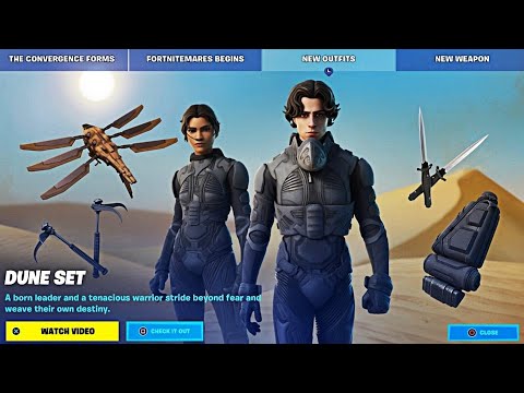 *NEW* CHANI & PAUL ATREIDES SKINS  + TWINBLADES & MAKER HOOKS PICKAXES NEW FORTNITE ITEM SHOP!