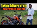 Duke 200 Taking Delivery in telugu | TechTravelTelugu