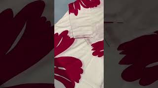 Self Jacquard Kurta Set in White - Video 1