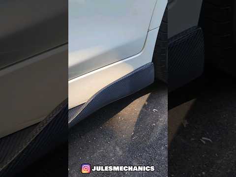 CARBON FIBER side skirts installed infiniti q50🔥🔥