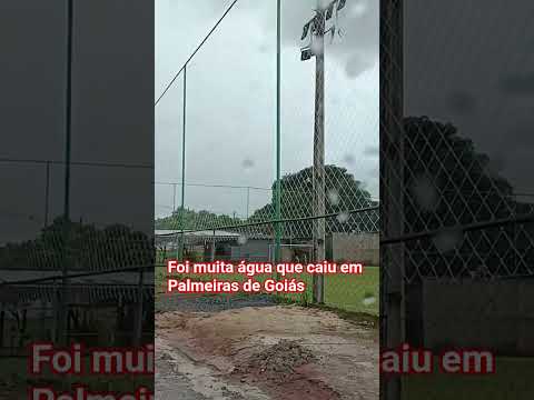 Foi muita água que caiu em Palmeiras de Goiás #viral #shortvideo #natureza