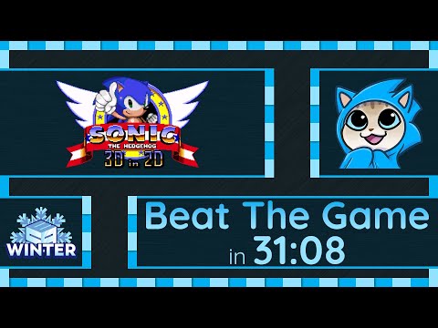 Marathon Speedrun #54 | ESA Winter 2023 | Sonic 3D in 2D | Sonic Beat The Game Speedrun in 31:08