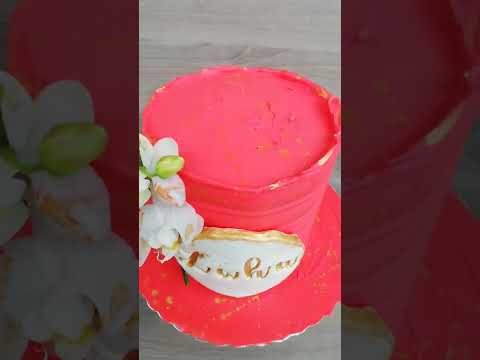 Bolo floral: buttercream e pasta americana