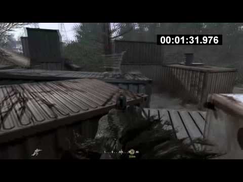 CoD4 All Ghillied Up Veteran Speedrun - World Record (2:54,655)