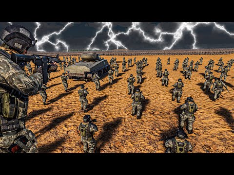 SPECIAL FORCES DEFENSE FROM 2 MILLION ZOMBIES - Ultimate Epic Battle Simulator 2 UEBS 2