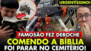 TRÁGICO FIM! ZOMBOU da BÍBLIA e o HELICÓPTERO CAIU! DESAFIOU a DEUS fez PIADA? O QUE ACONTECEU…