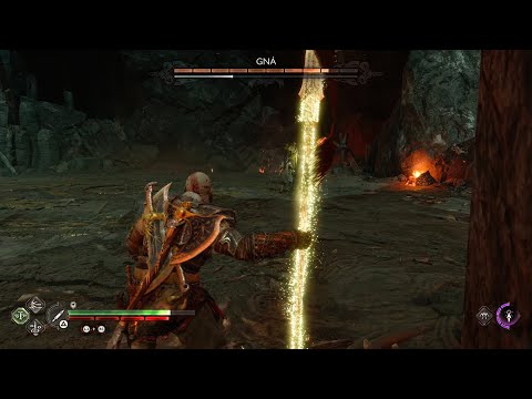 Glitch in defeating God of War Ragnarok's Valkyrie Queen - GNA (4K)