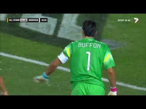 Buffon Incredible Save vs A-League All Stars