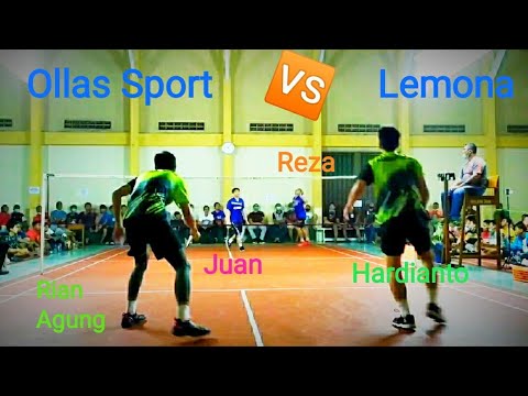 🔥Semi Final Pamanukan Open 2020🔥 Juan / Reza ( Ollas Sport ) 🆚 Rian Agung / Hardianto ( Lemona)