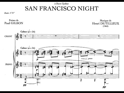 Henri Dutilleux - San Francisco Night