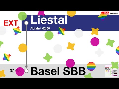 SBB Ansagen | EXT Liestal - Basel SBB | Basler Fasnacht 2023 | BoJa Ansagen