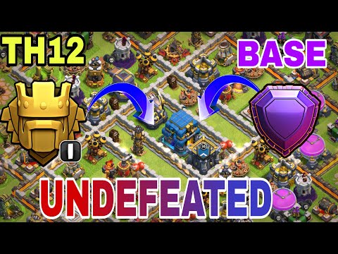 Clash of Clans - TOWN HALL 12 (TH12) BASE w/PROOF | Th12 Trophy Base / Farming Base / Hybrid Base Video