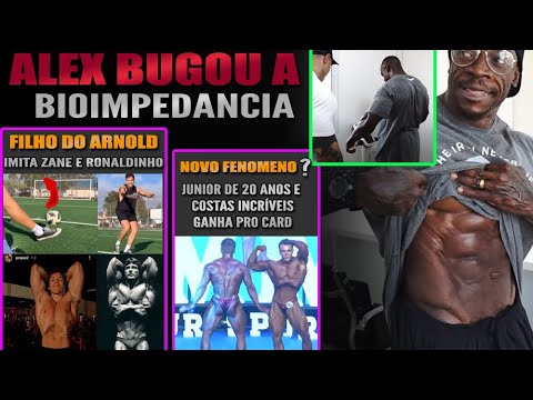 Alex dos Anjos faz bioimpedancia com Giga + Novidade de Phil Heath + Filho do Arnold jogando futebol