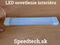 LED osvetlenie interiéru 12V / 24V - univerzálne 54x SMD LED (370x66x17mm) - Video Youtube