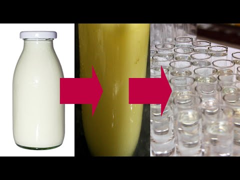 Making milk based alcohol