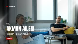 CVK Mobilya olarak Kadıköy Fikirtepe AKMAN ailesine gerçekleştirmiş olduğumuz ko