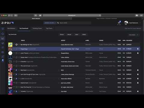 ZIPDJ DJ Record Pool Walk-Through