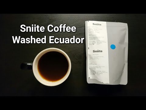 Sniite Coffee Review (Tóquio, Japão) - Washed Equador Wilman Mayo AAA