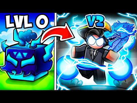 Desperté la Nueva Fruta *LIGHTNING* al NIVEL MÁXIMO en BLOX FRUITS!