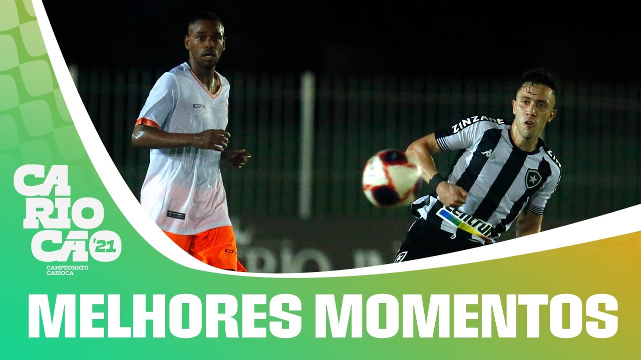 VÍDEO | Gols e melhores momentos da vitória de virada do Botafogo sobre o Nova Iguaçu