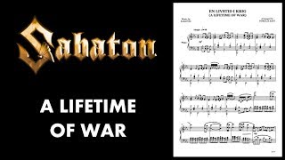 Sabaton - En Livstid I Krig (A Lifetime of War) - Piano cover