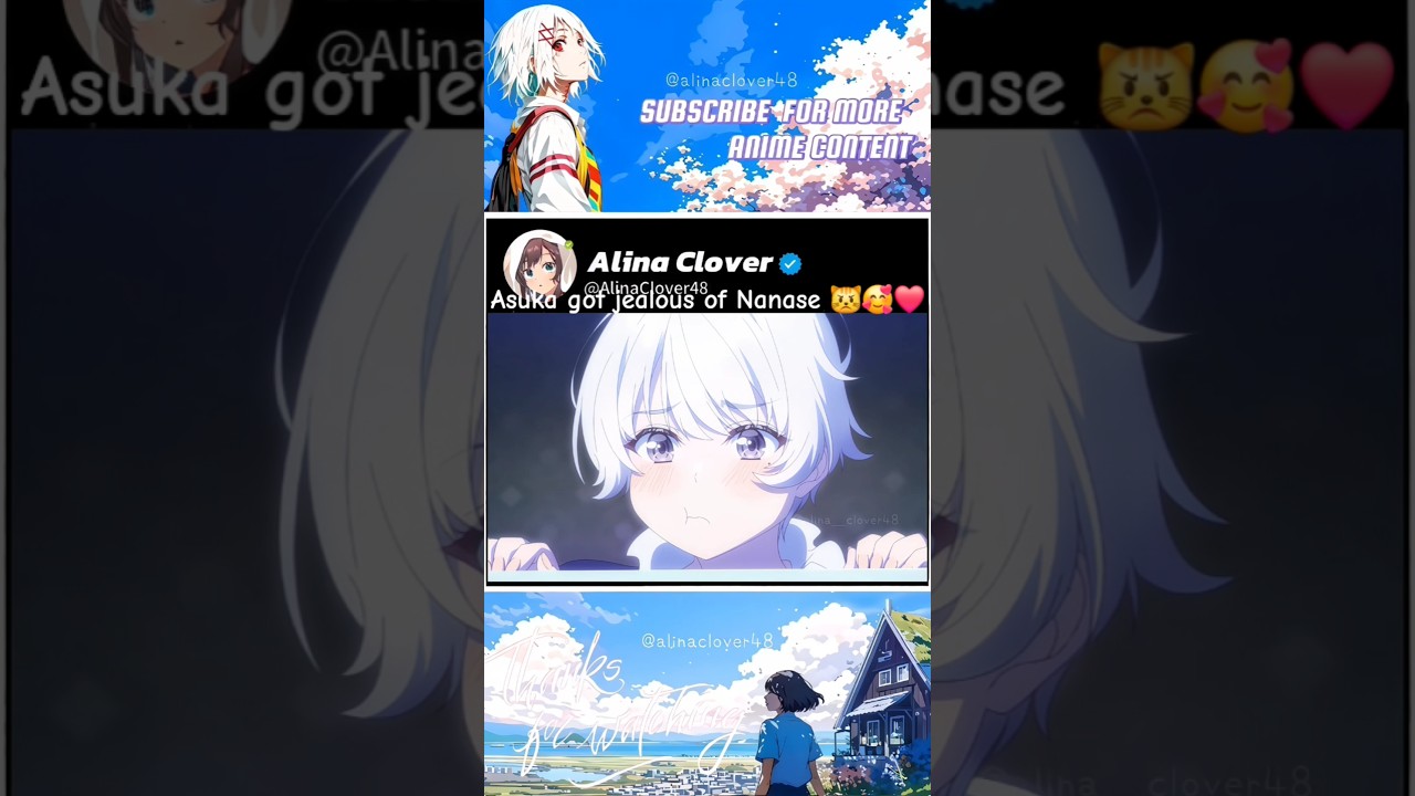 Asuka got jealous of Nanase #anime #animeedit #shorts