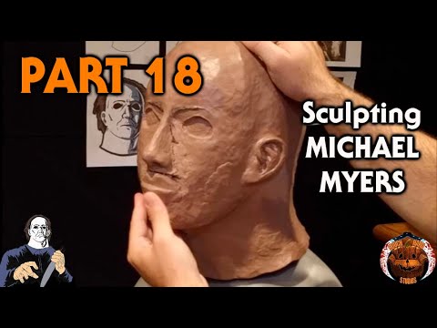 Michael Myers Sculpture Timelapse Documentary - Halloween (PART 18/31)