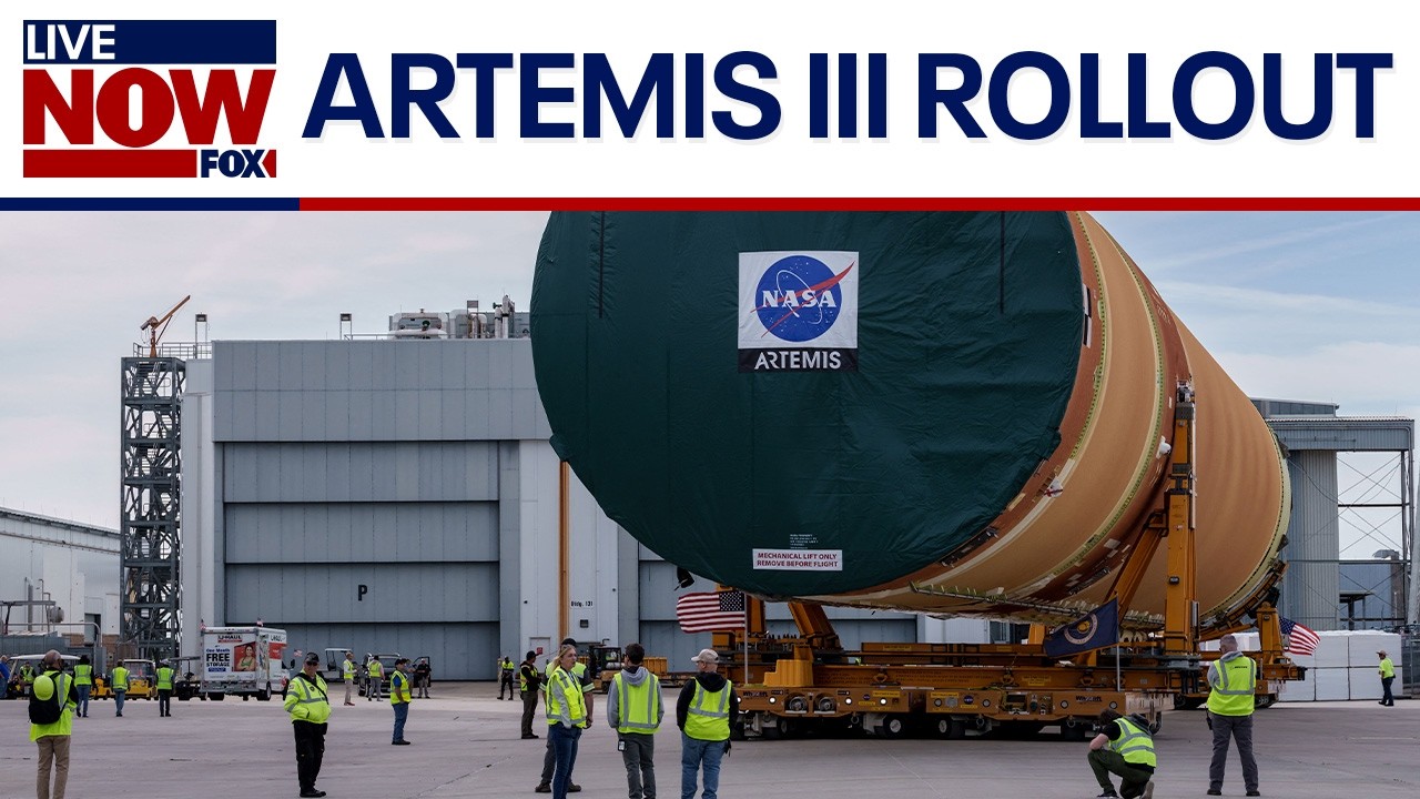 Countdown begins: NASA rolls out Artemis III rocket