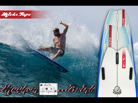 Stab Electric Acid Surfboard Test 2022 Winner - The Mick's tape.