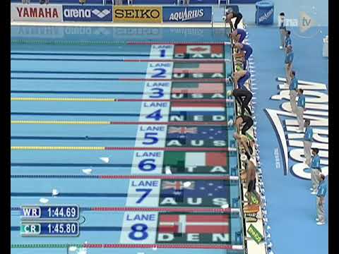 Ian Thorpe 🇳🇿 Mens 200m freestyle Final Fina World Championship 2001