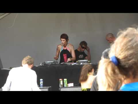 DJane Melburn at Spirit Base 10 Years Anniversary 06. - 10.06.2012 in Rajka, Hungary