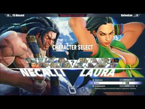 SFV/SF5: Next Level Battle Circuit V.2 - F3.Alucard (Necalli) vs DaFeetLee (Laura)