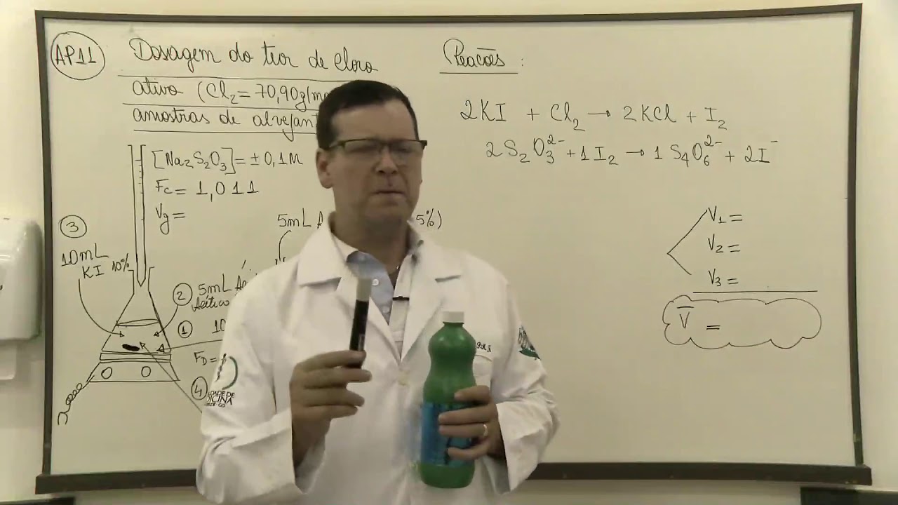 AP12 Dosagem de cloro ativo em alvejantes por iodometria