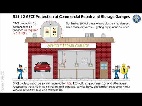 IAEI Training Shorts — GFCI Protection at Commercial Repair and Storage Garages