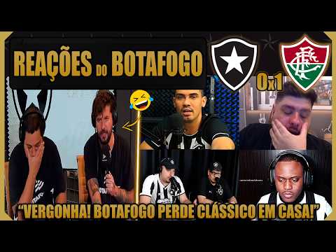 REAÇÕES BOTAFOGUENSES - BOTAFOGO 0x1 FLUMINENSE - CARIOCÃO 2026 - VAMOS RIR DO BOTAFOGO!
