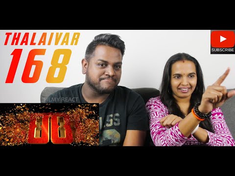 Thalaivar 168 Title Motion Poster Reaction | Malaysian Indian Couple | Annaatthe | Rajinikanth | 4K