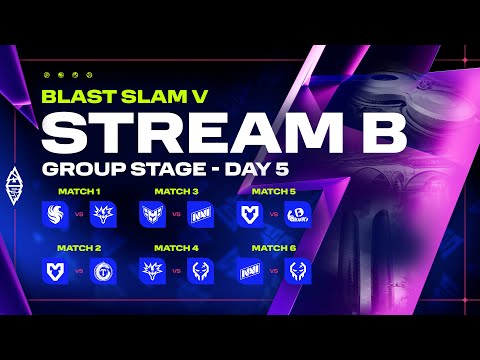 BLAST Slam V, Group Stage, Day 5: Stream B - Dota 2 LIVE