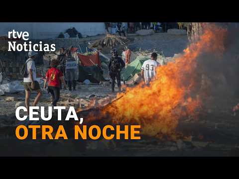 Crisis migratoria en Ceuta| Sube la tensión de algunos vecinos contra los migrantes| RTVE Noticias