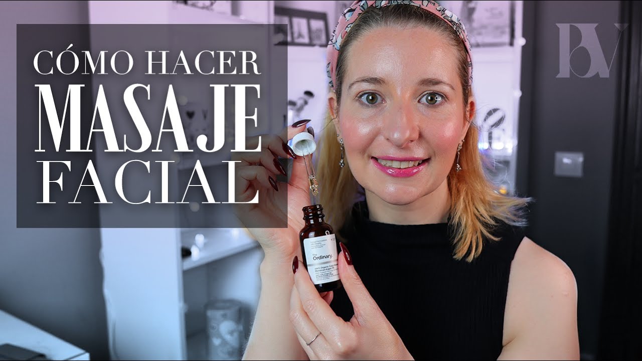 Masaje facial con aceite reafirmante y antiedad