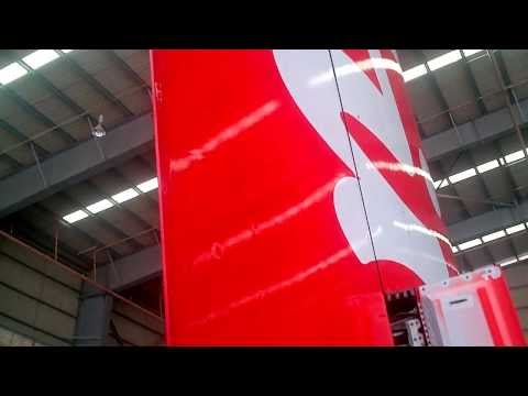 Aircraft (A321) rudder rigging and operational test